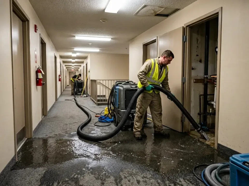 multi-unit-apartment-hallway-f-005 — frequently asked questions, Emergency Burst Pipe Water Extraction & Removal in Frostpro…